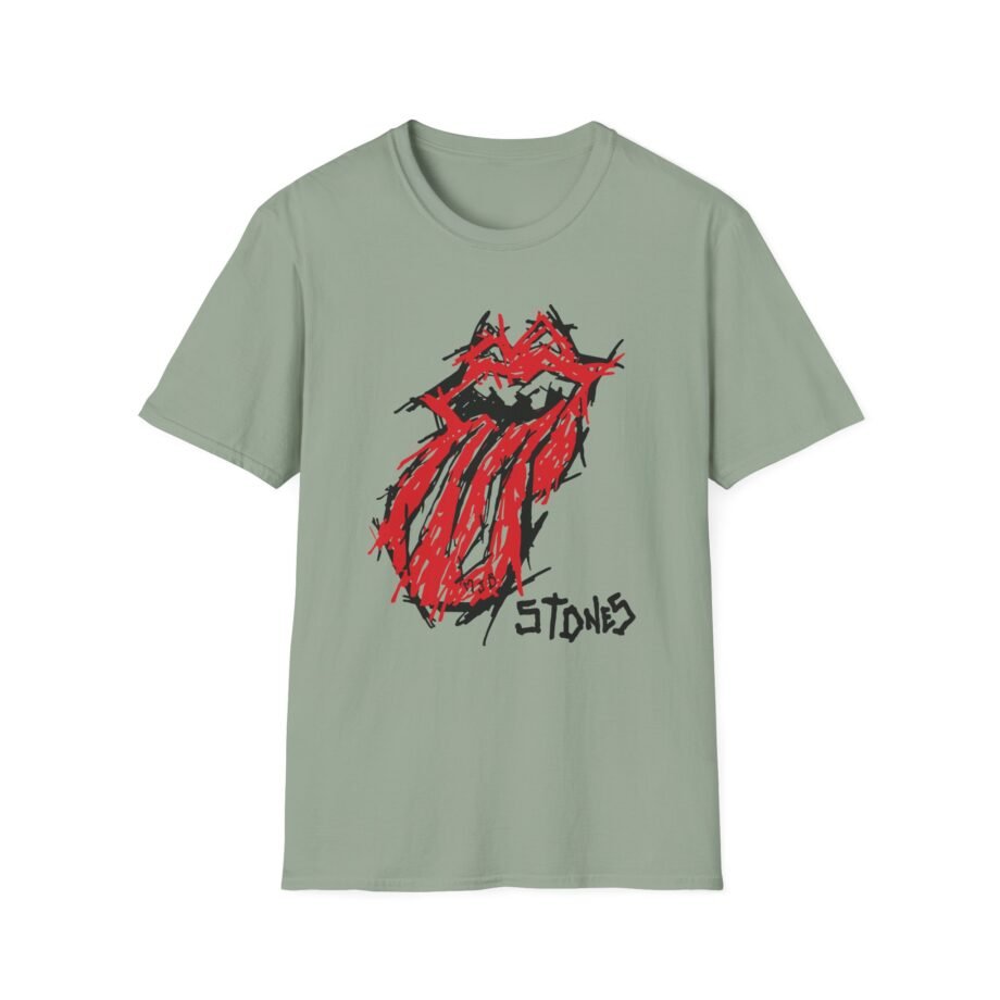 RS No Filter Hand Drawn Tongue Unisex Softstyle T-Shirt