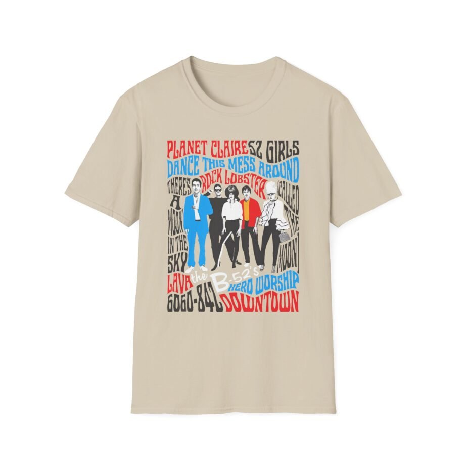 The B 52s Tracklist Unisex Softstyle T-Shirt