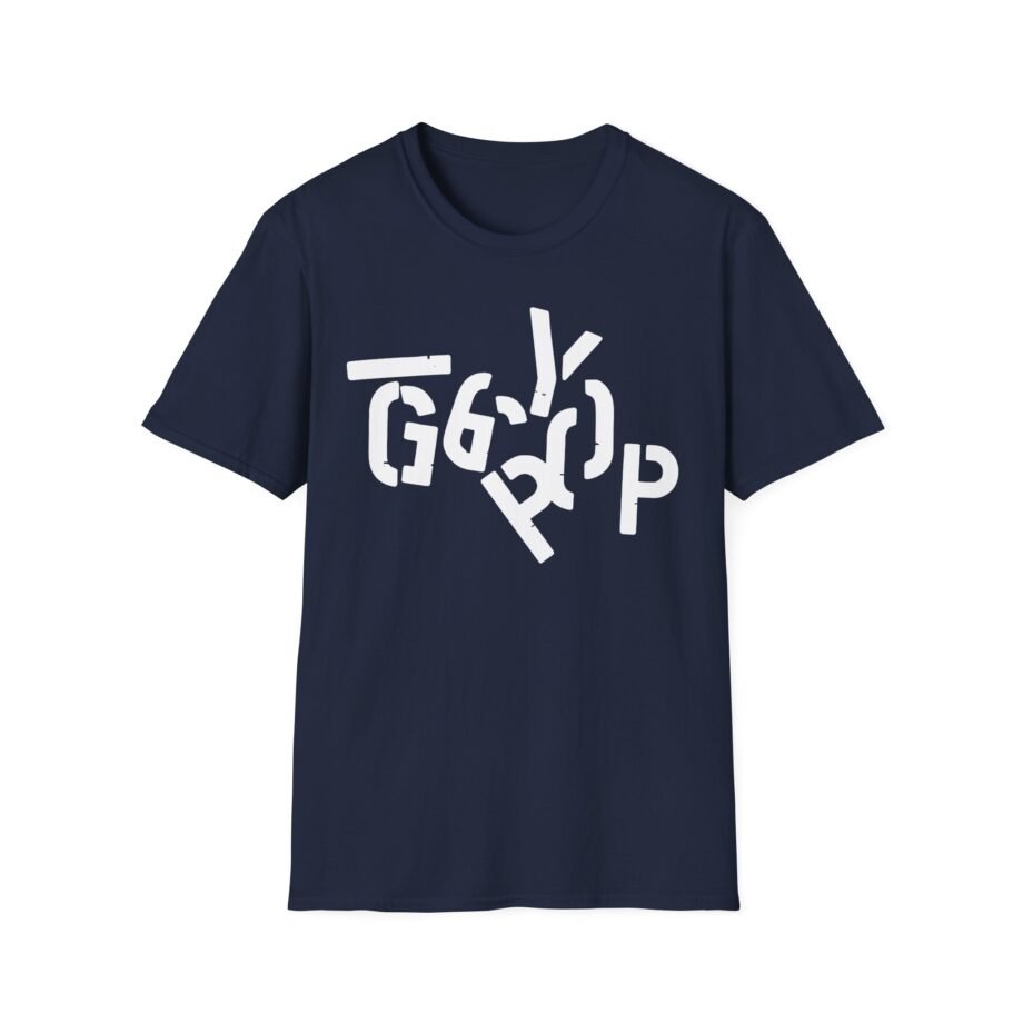 The Stooges Iggy Pop Broken Letters Unisex Softstyle T-Shirt