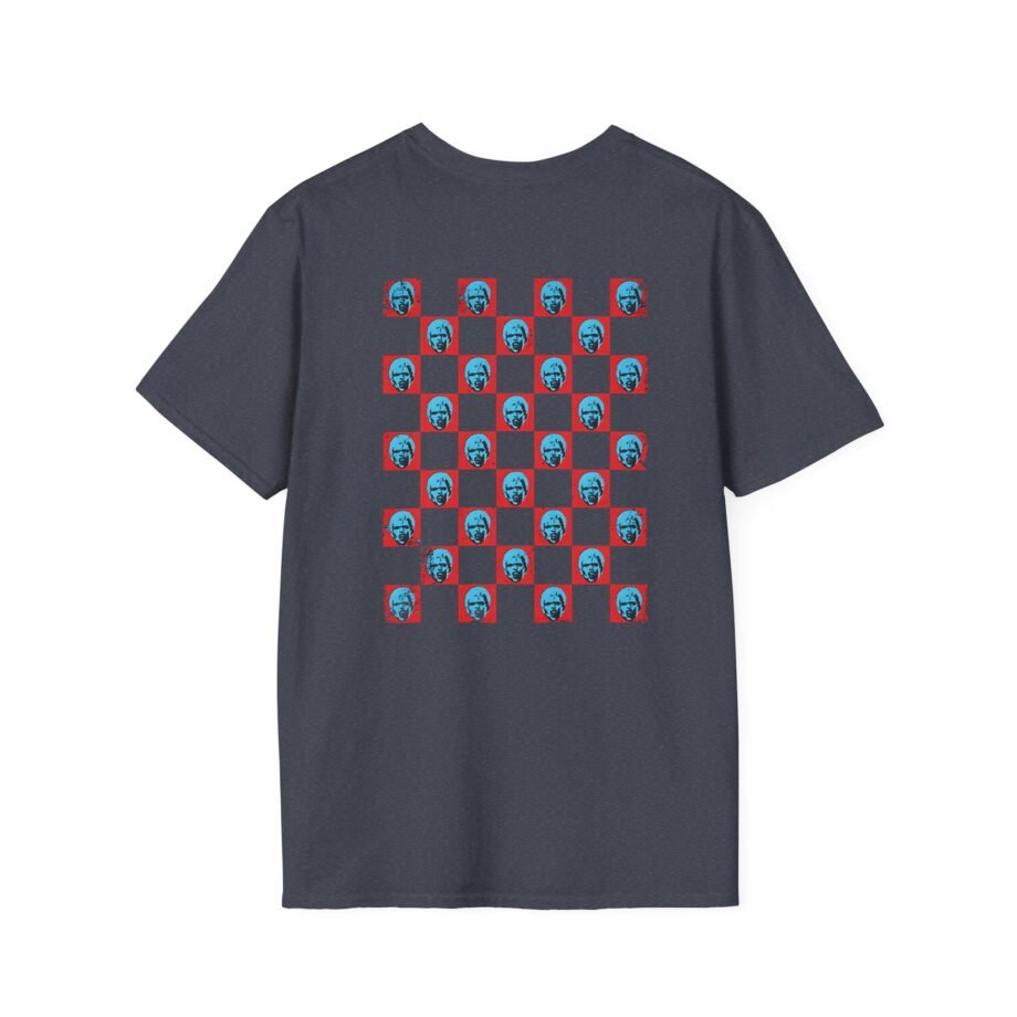 Billy Idol Checkered Smirk Unisex Softstyle Shirt