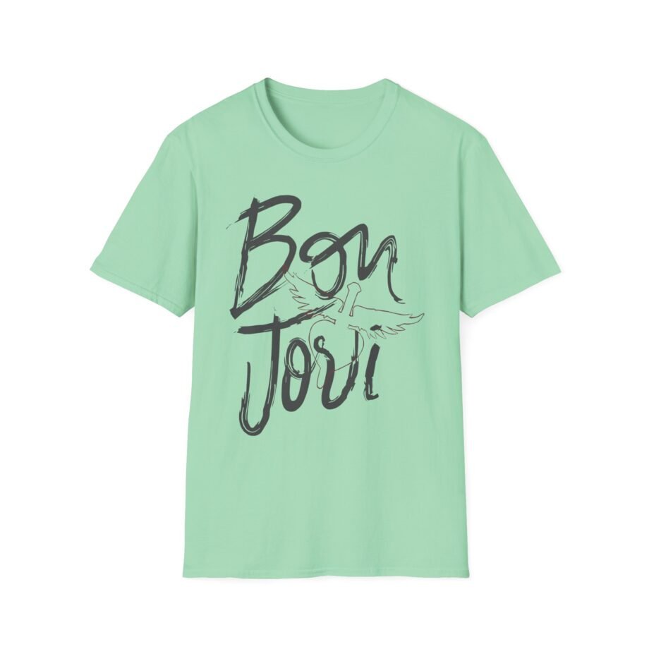 Bon Jovi Brush Strokes Unisex Softstyle T-Shirt