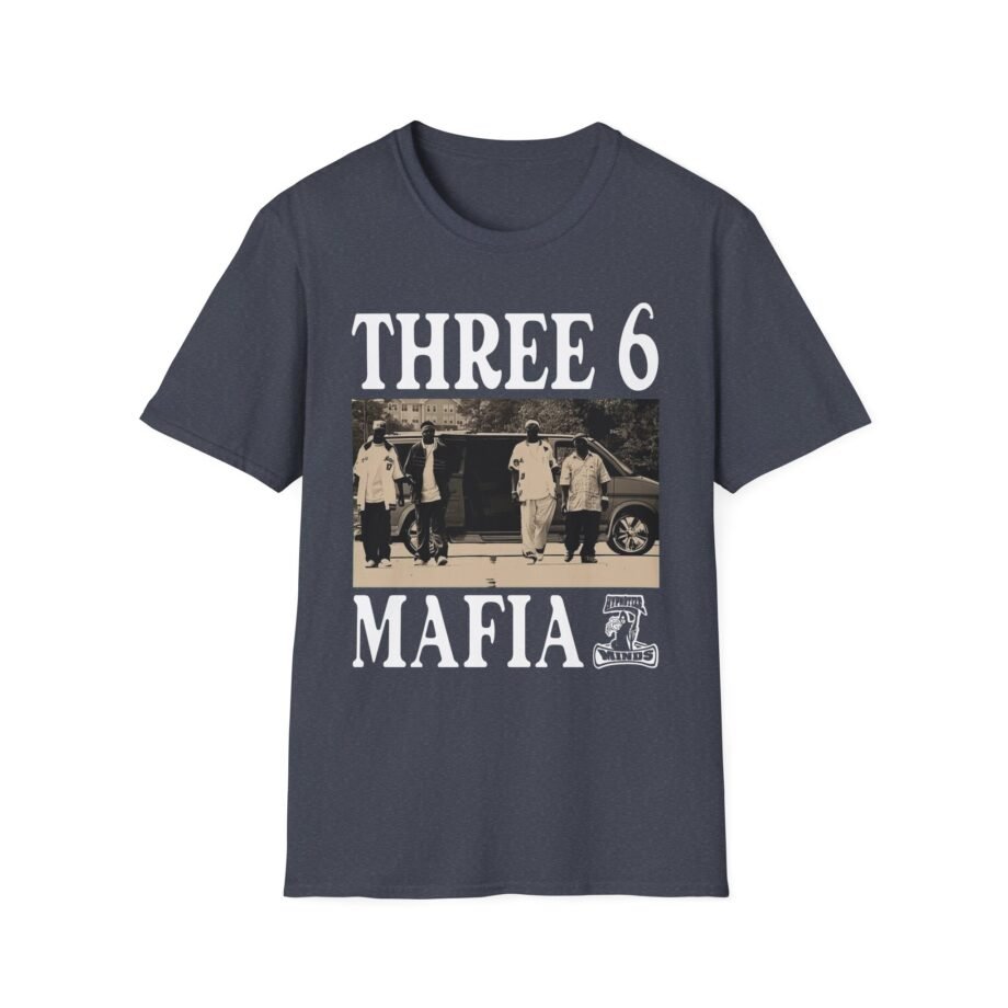 Three 6 Mafia Ridin Spinners Unisex Softstyle T-Shirt