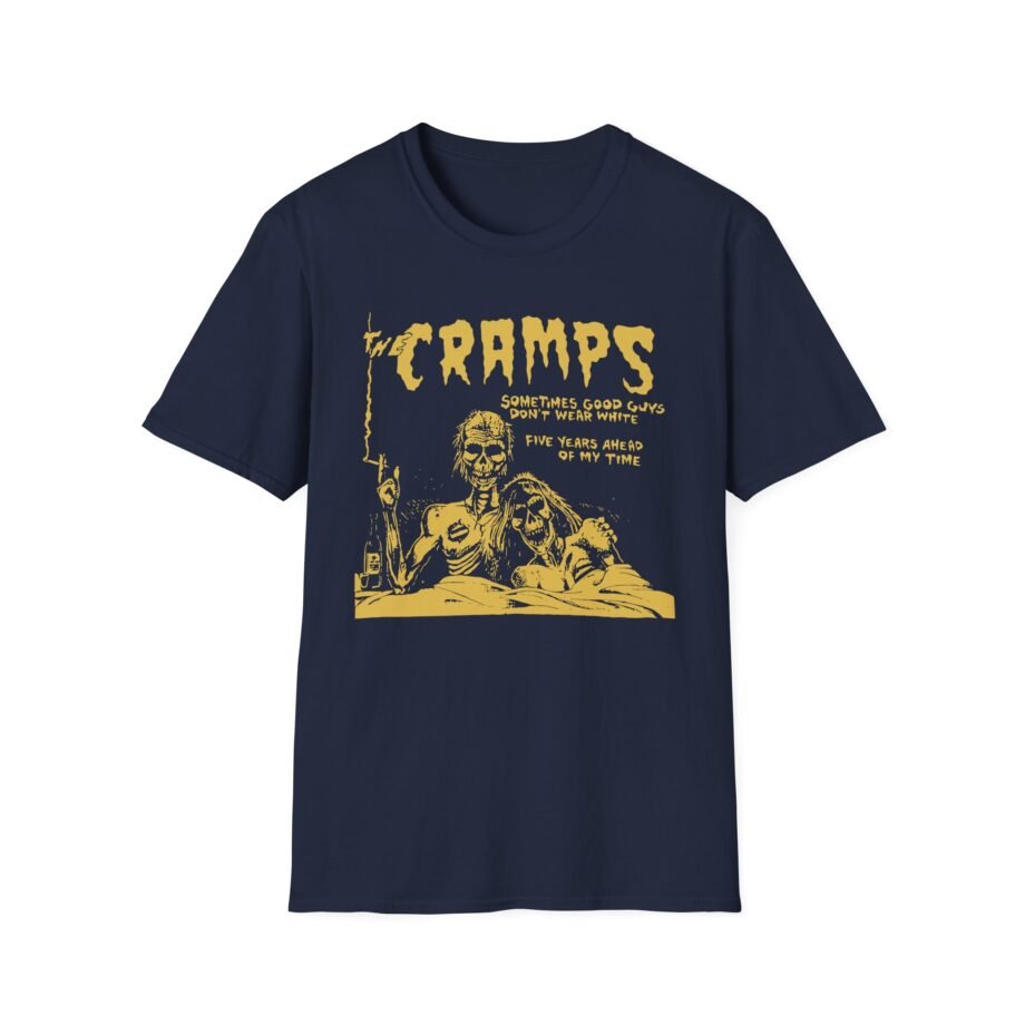 The Cramps Sometimes Good Guys Don’t Wear White Unisex Softstyle T-Shirt
