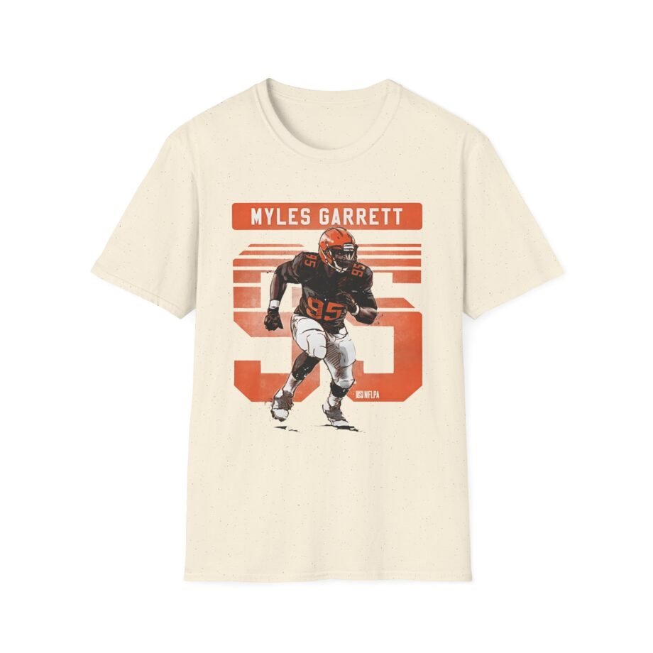 Myles Garrett Grunge Unisex Softstyle T-Shirt
