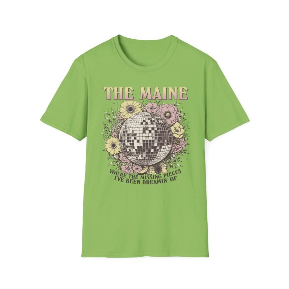 The Maine Floral Disco Unisex Softstyle T-Shirt