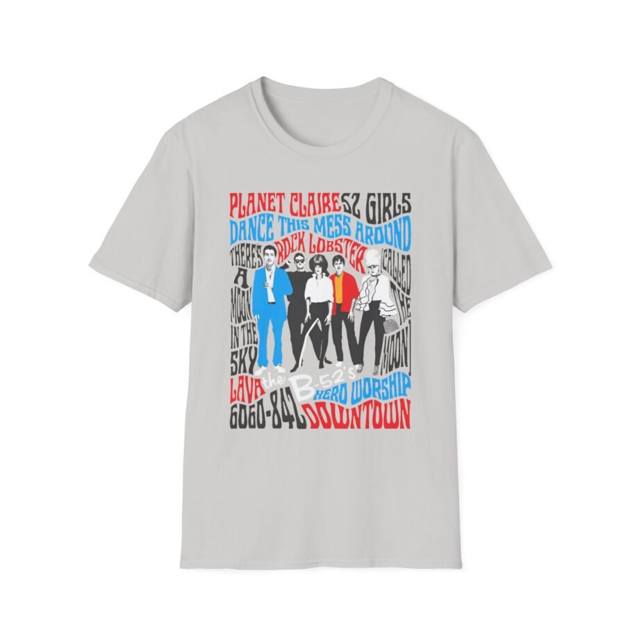 The B 52s Tracklist Unisex Softstyle T-Shirt