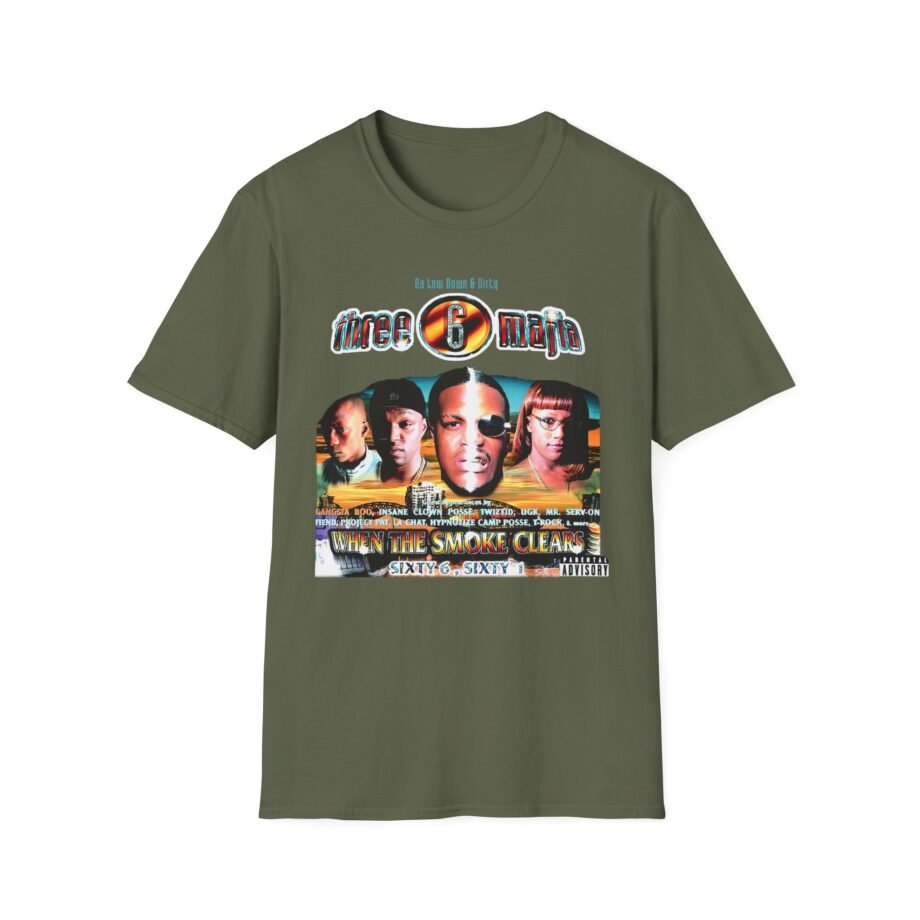 Three 6 Mafia When the Smoke Clears Unisex Softstyle T-Shirt