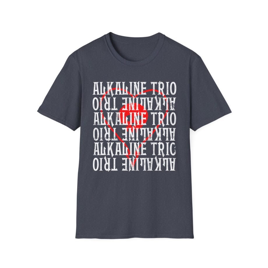 Alkaline Trio Heartskull Repeat Logo Unisex Softstyle T-Shirt