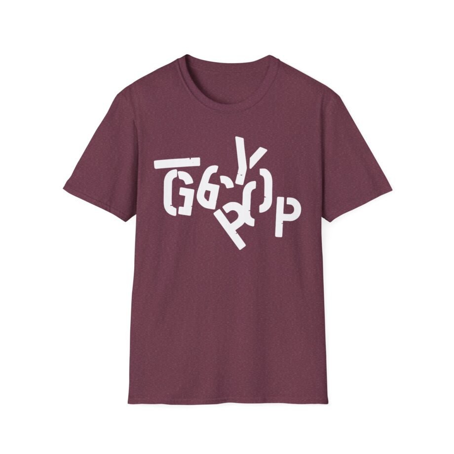 The Stooges Iggy Pop Broken Letters Unisex Softstyle T-Shirt