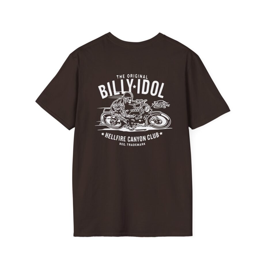 Billy Idol the Original Hellfire Canyon Club Unisex Softstyle Shirt