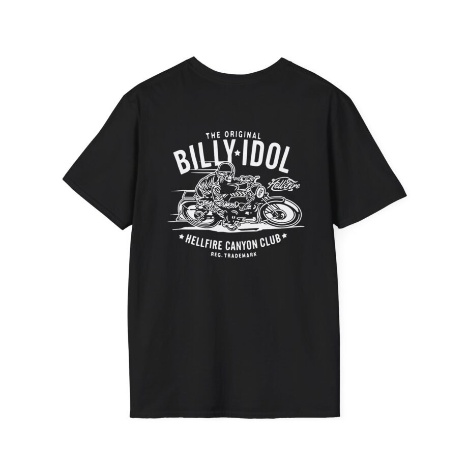 Billy Idol the Original Hellfire Canyon Club Unisex Softstyle Shirt