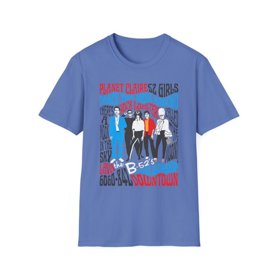 The B 52s Tracklist Unisex Softstyle T-Shirt