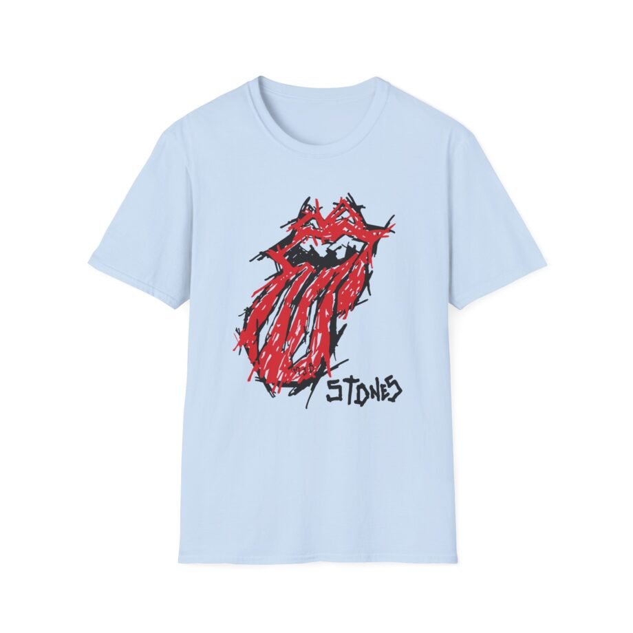 RS No Filter Hand Drawn Tongue Unisex Softstyle T-Shirt