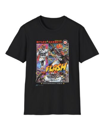 Myles Garrett Flash Garrett Original Canvas Unisex Softstyle T-Shirt