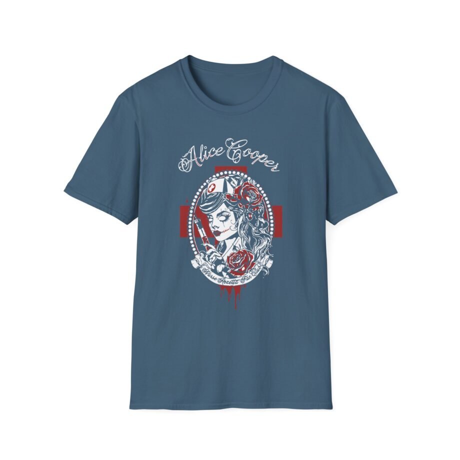 Alice Cooper Nurse Rosetta Unisex Softstyle T-Shirt