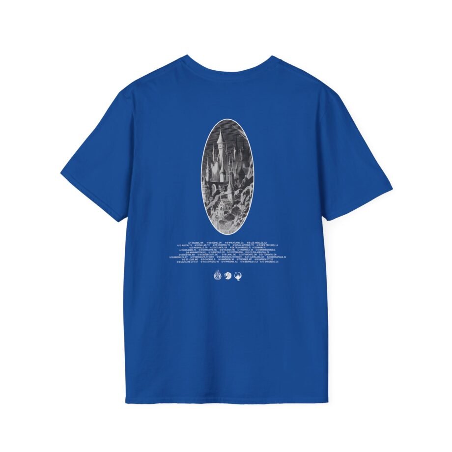 Seven Lions Journey Iii Black Tour Date Unisex Softstyle T-Shirt
