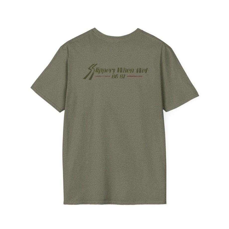 Bon Jovi Slippery When Wet Vintage World Tour Unisex Softstyle T-Shirt