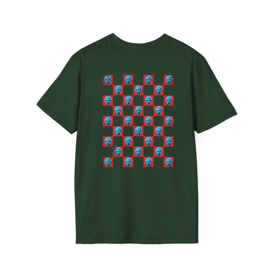 Billy Idol Checkered Smirk Unisex Softstyle Shirt