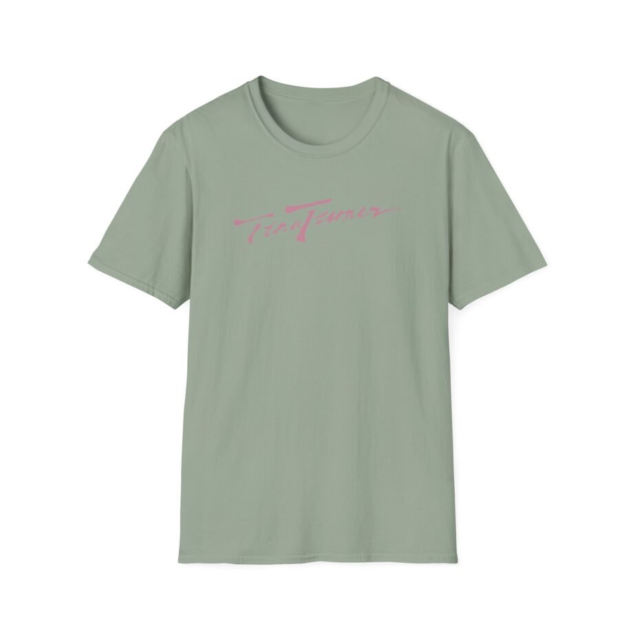 Tina Turner Cursive Script Unisex Softstyle T-Shirt
