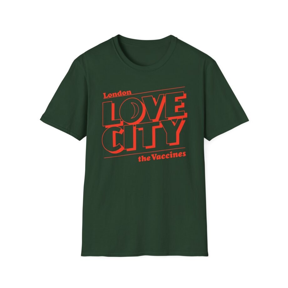 The Vaccines Love City Unisex Softstyle T-Shirt