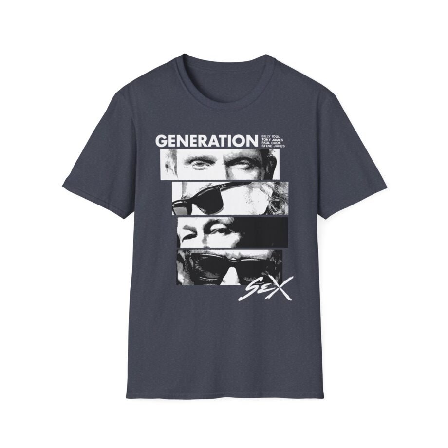 Billy Idol Eye Stack Unisex Softstyle Shirt