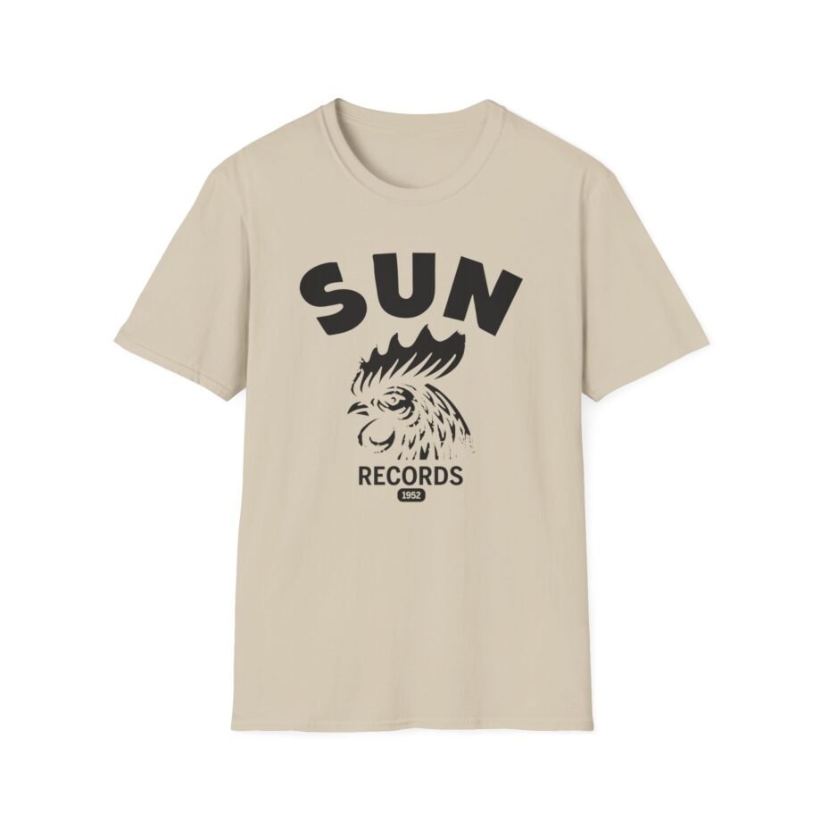 Sun Records Gritty Rooster Ringer Unisex Softstyle T-Shirt