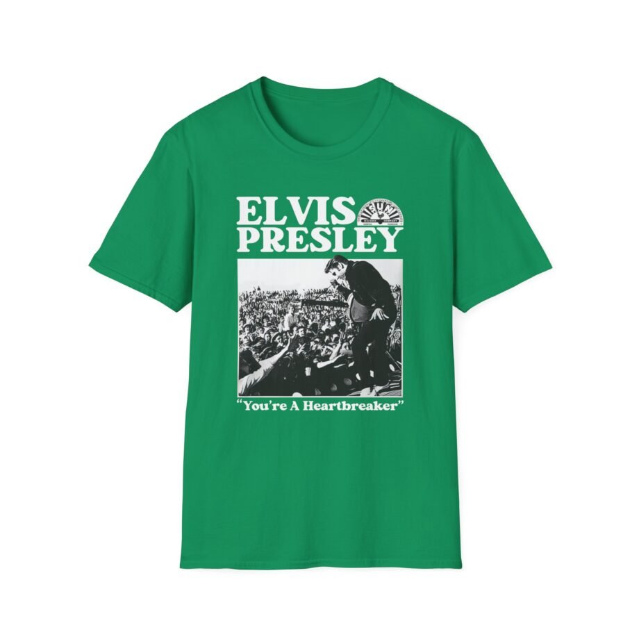 Elvis Heartbreaker Sun Records Unisex Softstyle T-Shirt