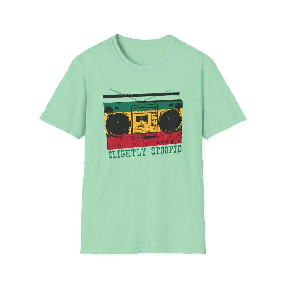 Slightly Stoopid Ghetto Blaster Raglan Unisex Softstyle T-Shirt