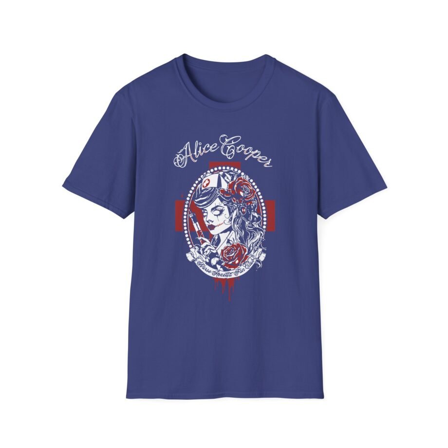 Alice Cooper Nurse Rosetta Unisex Softstyle T-Shirt