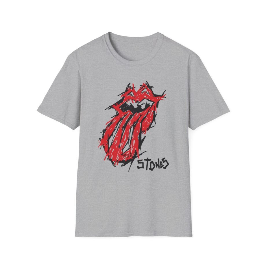 RS No Filter Hand Drawn Tongue Unisex Softstyle T-Shirt