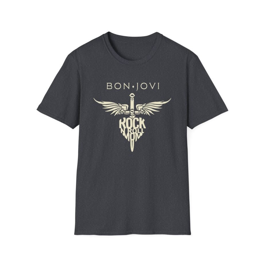 Bon Jovi Rock N' Roll Mom Unisex Softstyle T-Shirt