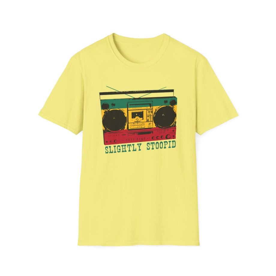 Slightly Stoopid Ghetto Blaster Raglan Unisex Softstyle T-Shirt