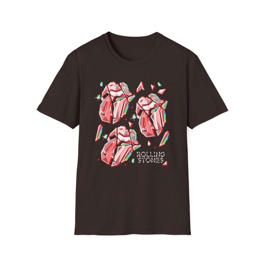 RS Hackney Diamonds Multi Tongue Unisex Softstyle T-Shirt