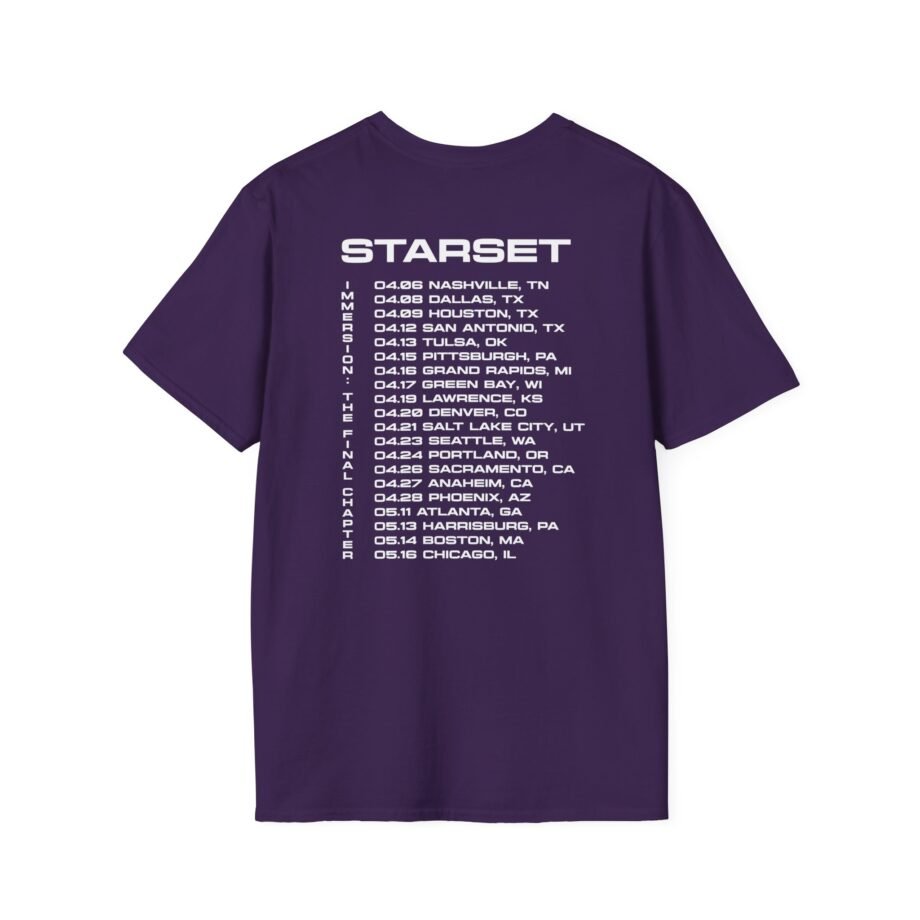 Starset Immersion Red Tour Unisex Softstyle T-Shirt