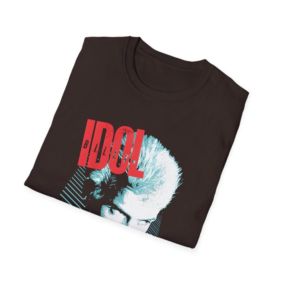 Billy Idol Face Stripes Unisex Softstyle Shirt