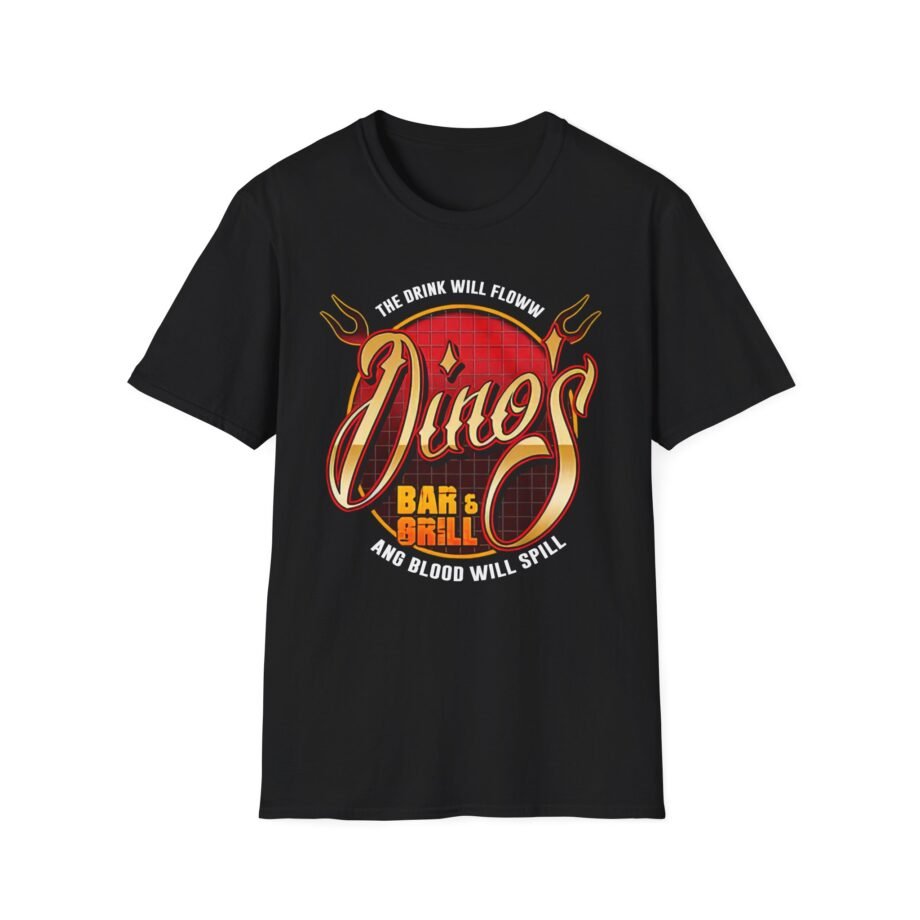 Thin Lizzy Dino's Bar & Grill Unisex Softstyle T-Shirt