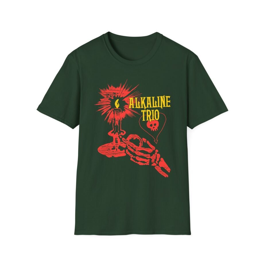 Alkaline Trio Skele Candle Unisex Softstyle T-Shirt