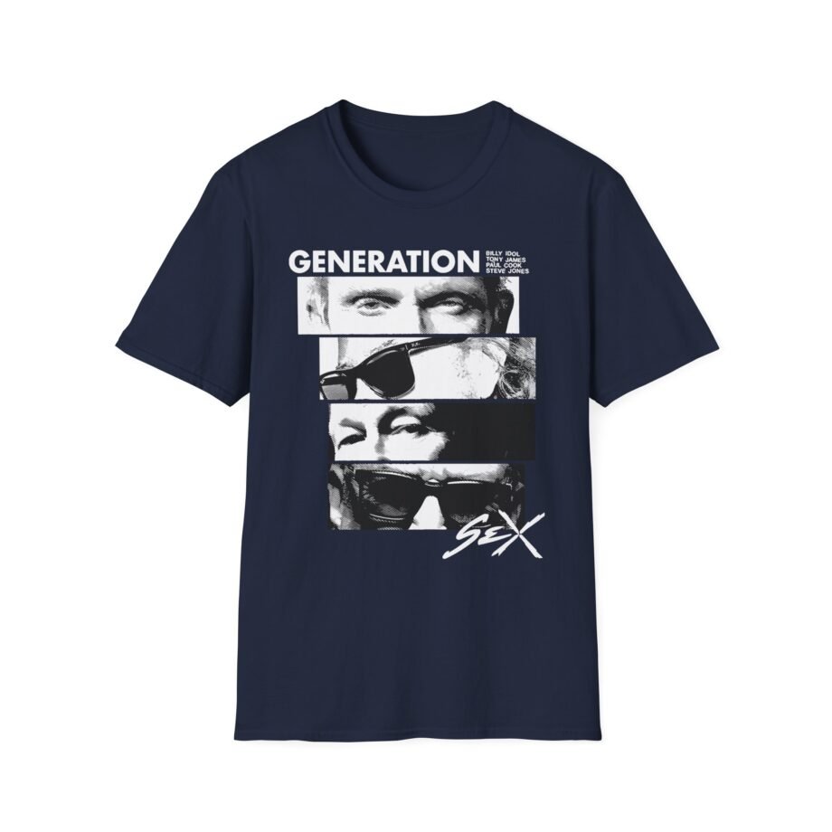 Billy Idol Eye Stack Unisex Softstyle Shirt