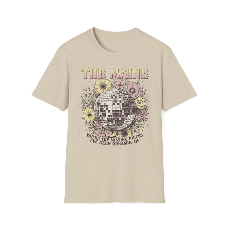 The Maine Floral Disco Unisex Softstyle T-Shirt