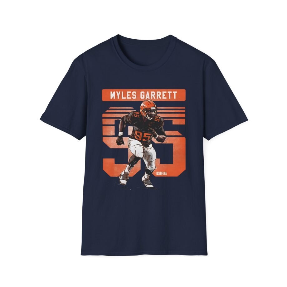 Myles Garrett Grunge Unisex Softstyle T-Shirt