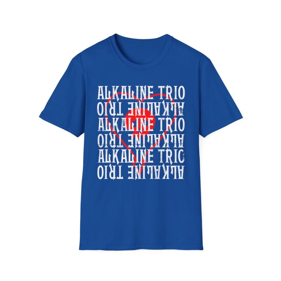 Alkaline Trio Heartskull Repeat Logo Unisex Softstyle T-Shirt