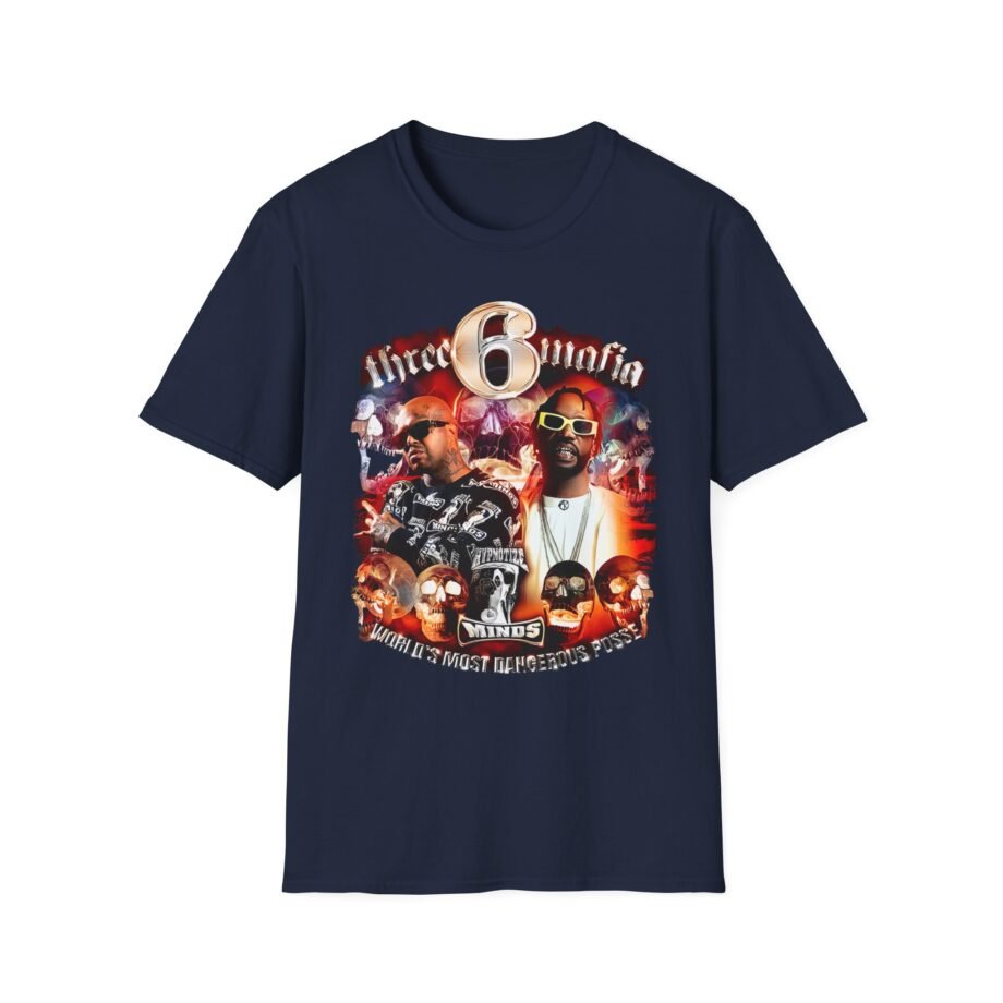 Three 6 Mafia Side 2 Side Unisex Softstyle T-Shirt