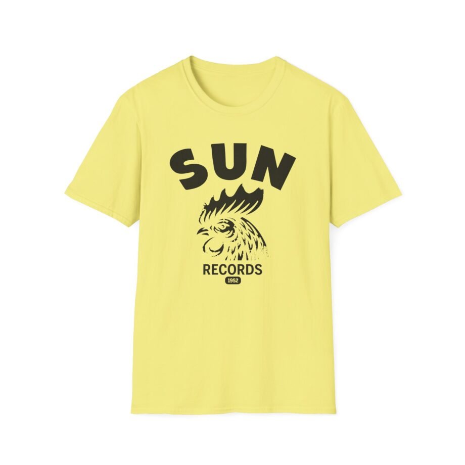 Sun Records Gritty Rooster Ringer Unisex Softstyle T-Shirt