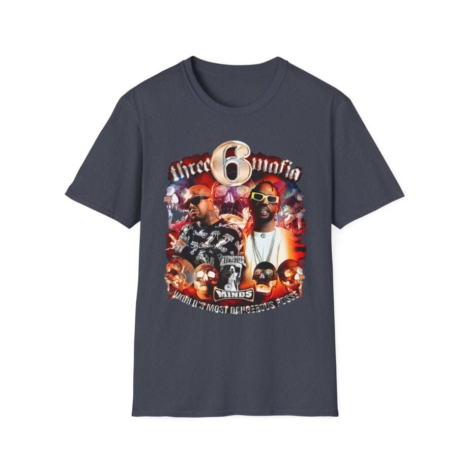 Three 6 Mafia Side 2 Side Unisex Softstyle T-Shirt