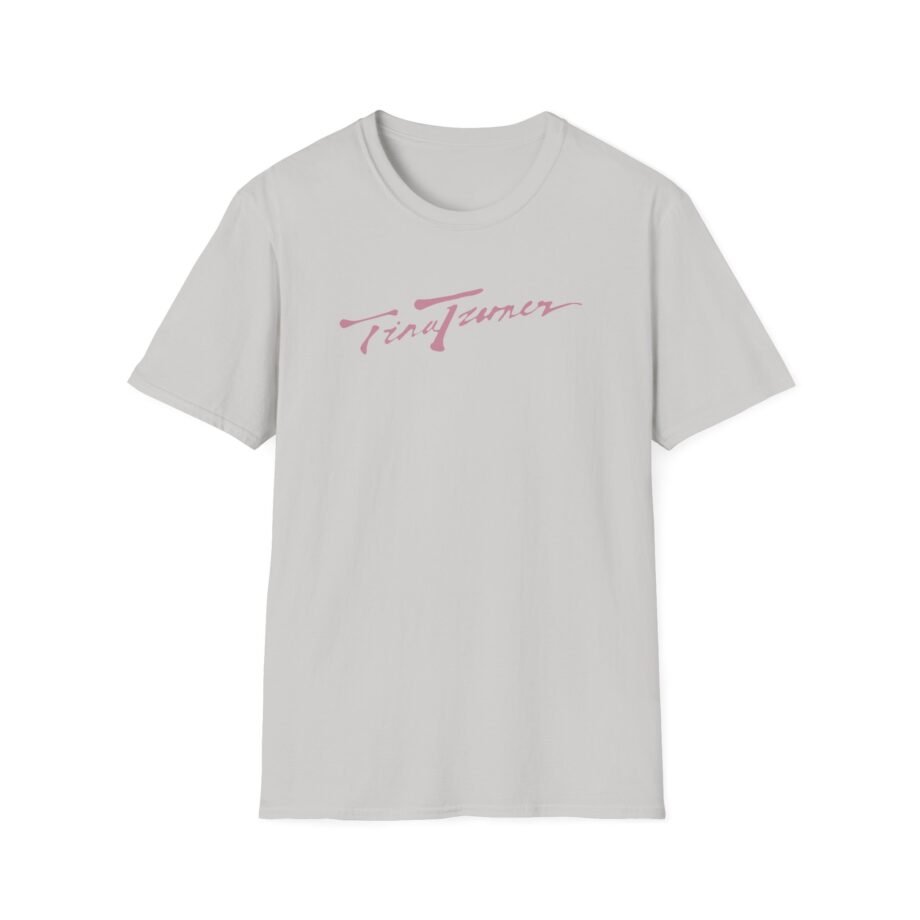 Tina Turner Cursive Script Unisex Softstyle T-Shirt