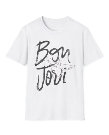 Bon Jovi Brush Strokes Unisex Softstyle T-Shirt