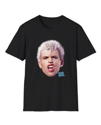 Billy Idol Billy Smirk Unisex Softstyle Shirt