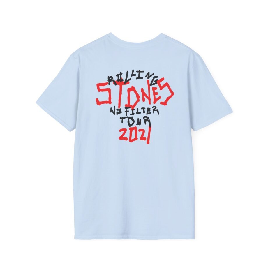 RS No Filter Hand Drawn Tongue Unisex Softstyle T-Shirt