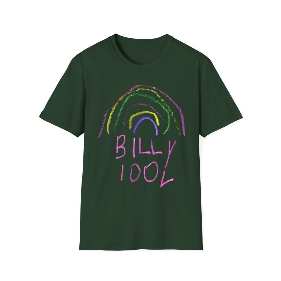Billy Idol Rainbow Unisex Softstyle Shirt