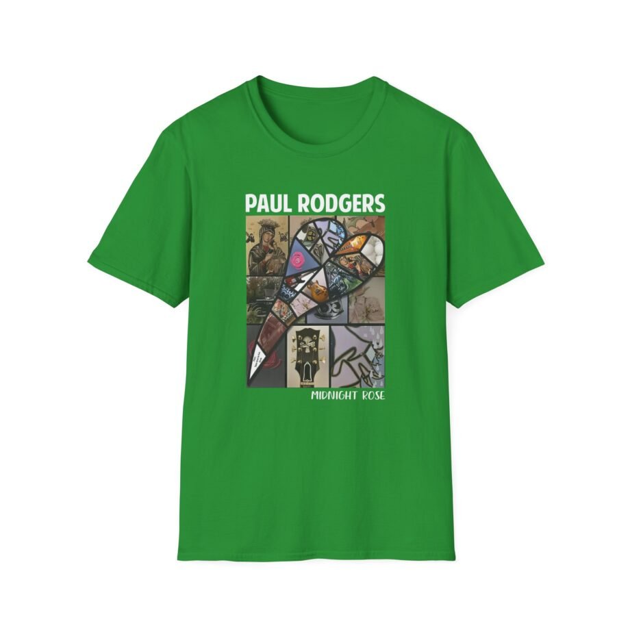 Sun Records Midnight Rose Rectangle Unisex Softstyle T-Shirt